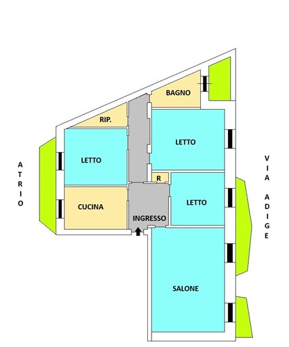 Centrale Appartamento Con Box Auto e Deposito.