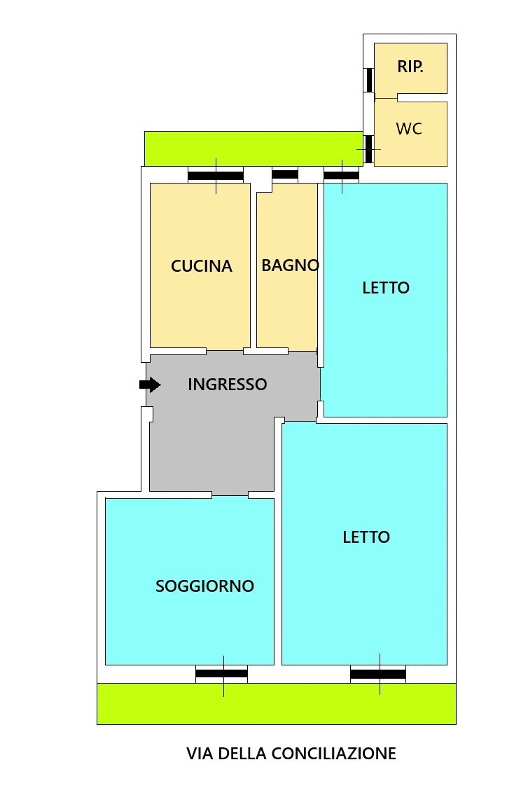 Appartamento con Vista Panoramica a Pochi Metri da Piazza XX Settembre
