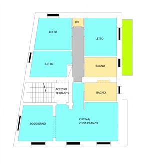 Villa a Pochi Passi, Completa di Tutti i Servizi. Buono Stato.